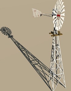 Aermotor windmill water pump
